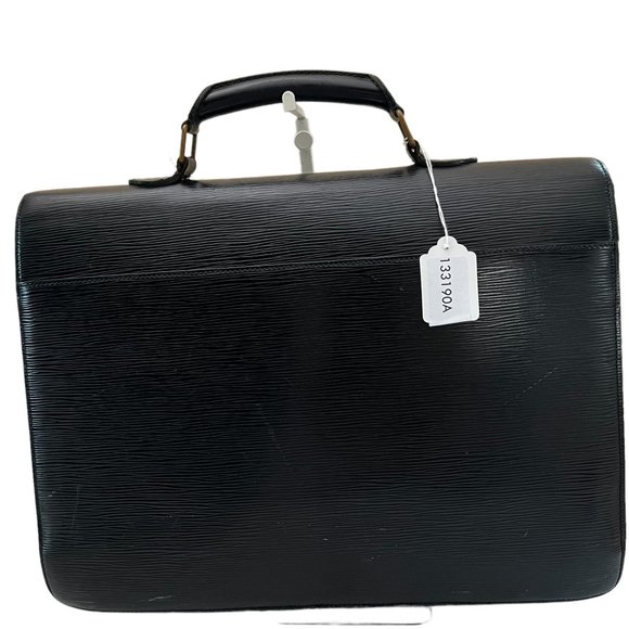 Authentic Louis Vuitton Brief Case Serviette Couseiller Epi Used LV Handbag Vint - Picture 2 of 13